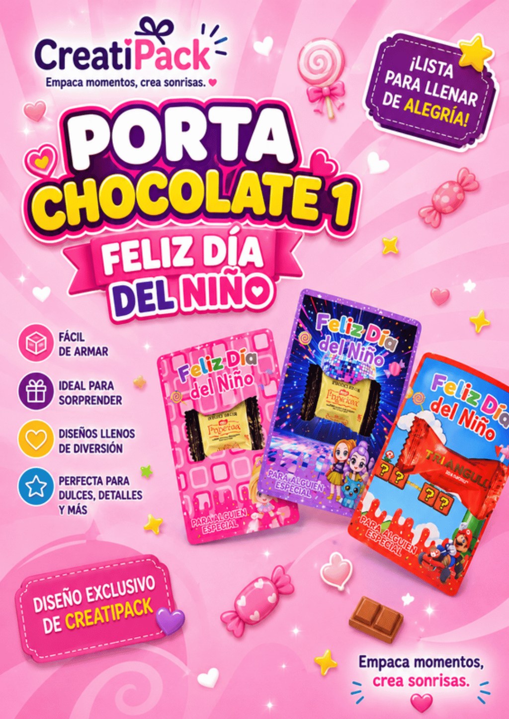 Mini Portachocolates Modelo 1