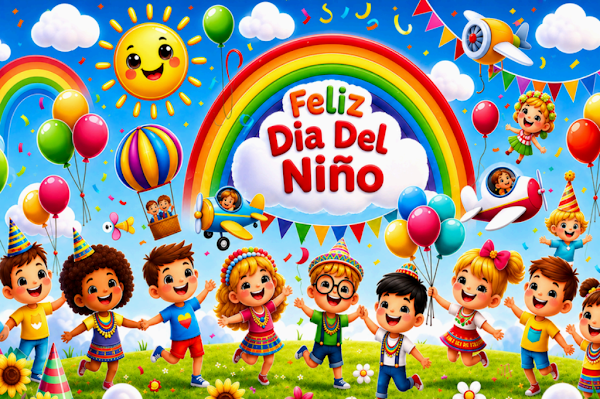 Mural de Pared 7 - Feliz Día del Niño