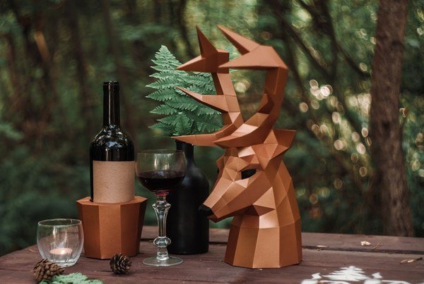 Venado Completo Elegante 3D